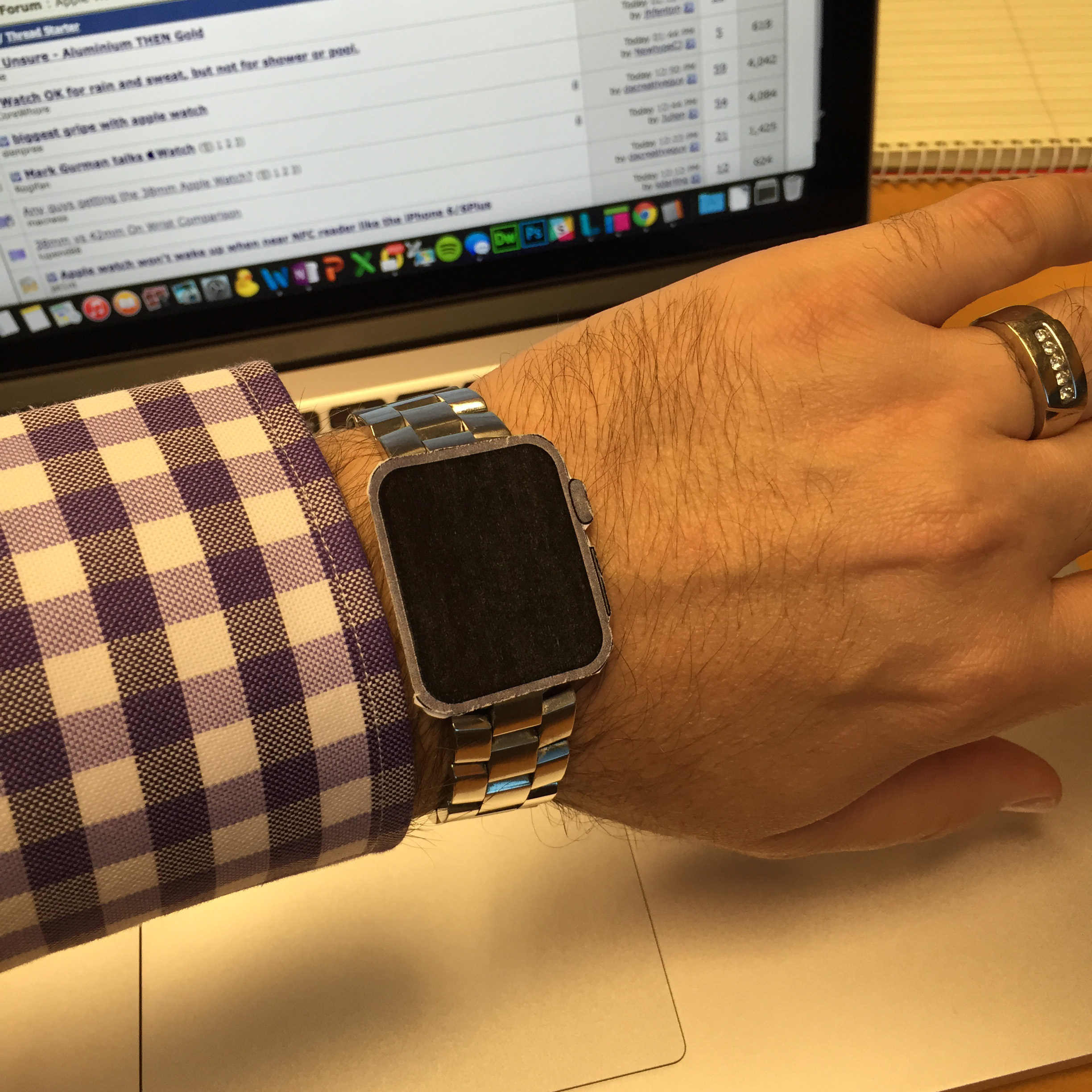 active 2 44mm on small wrist