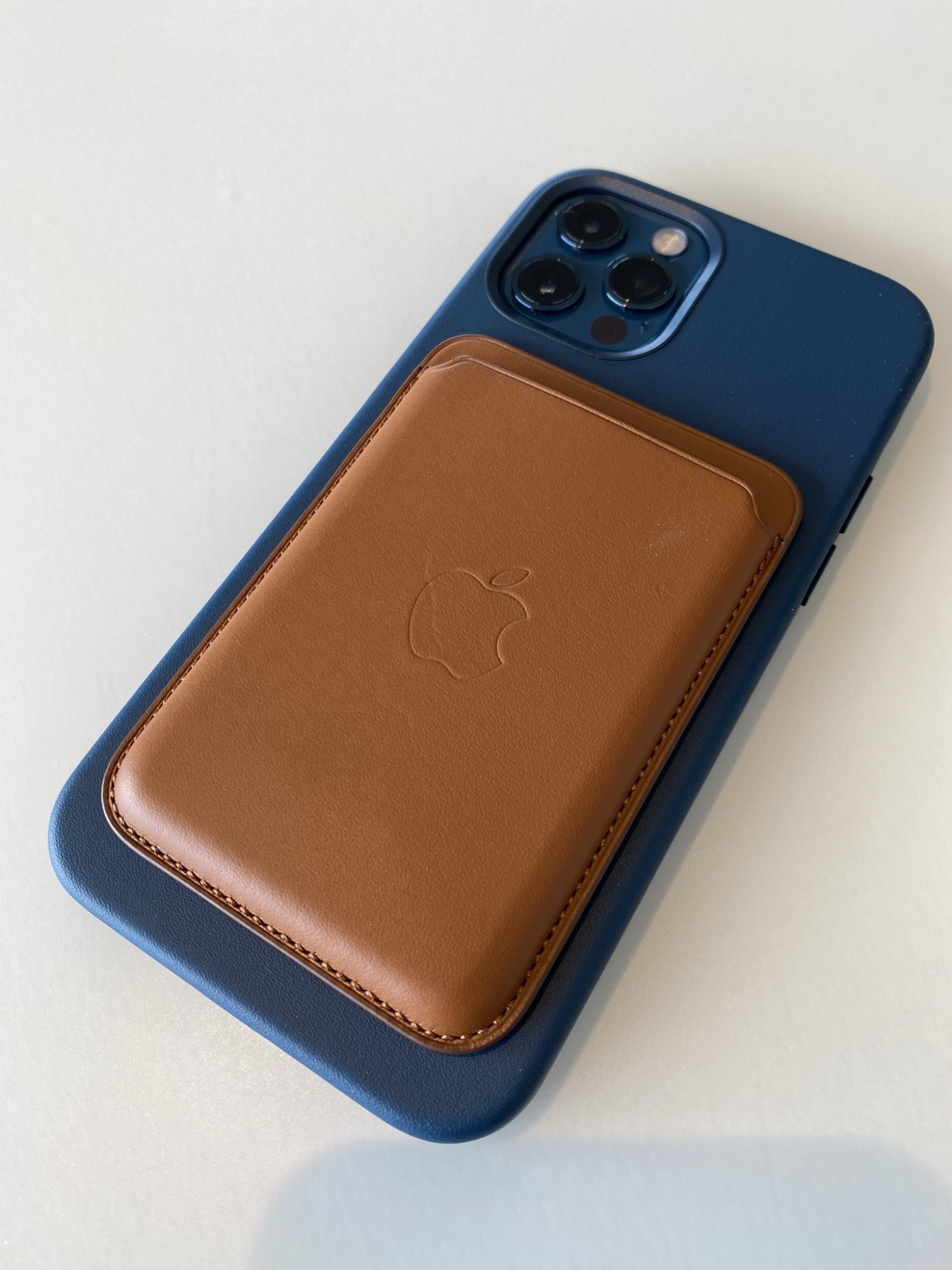 iPhone 12 leather case and leather wallet combination thread