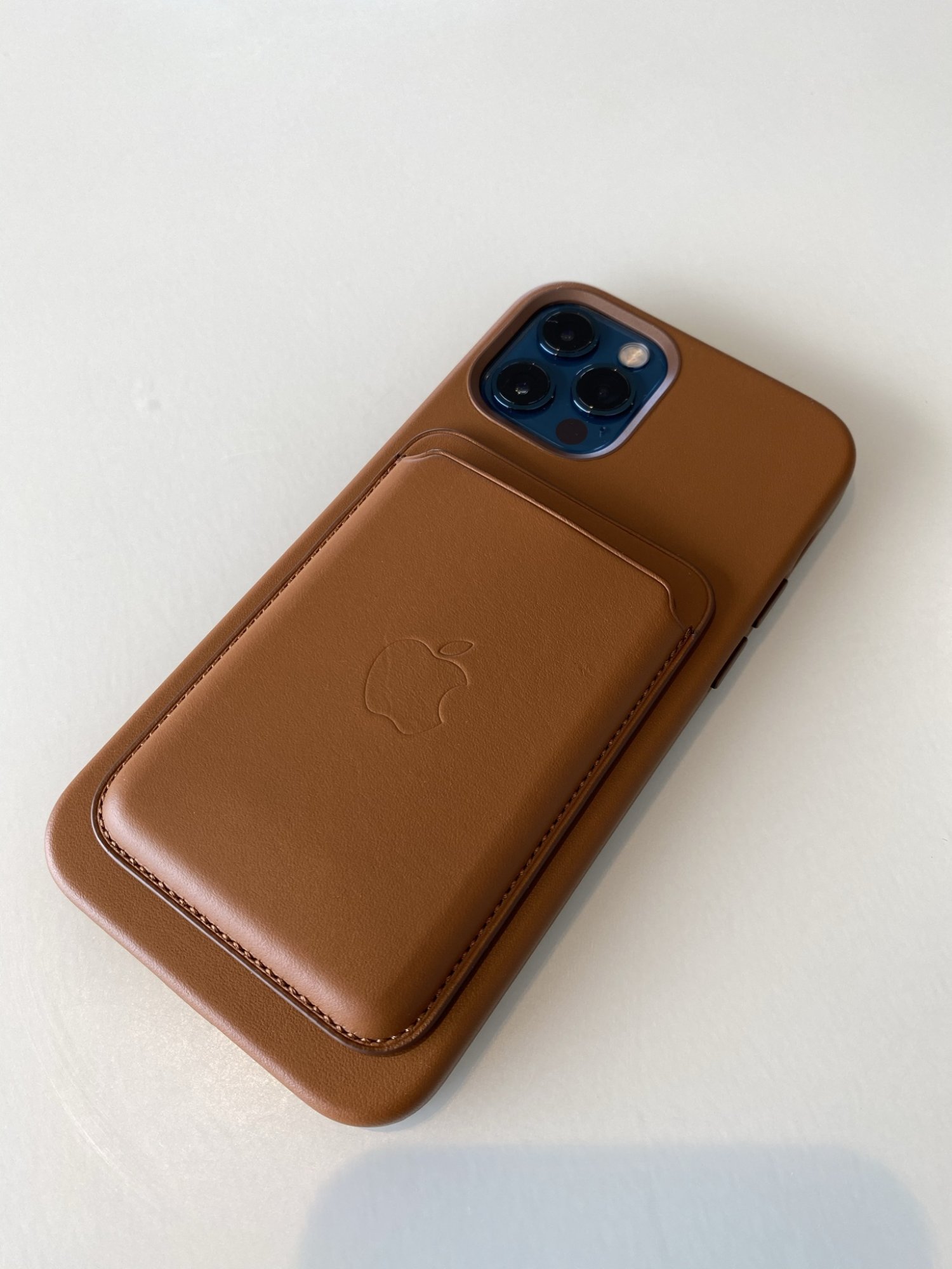iPhone 12 leather case and leather wallet combination thread