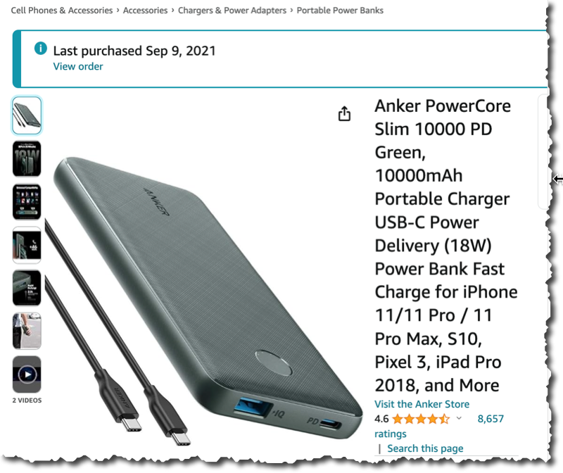 This Anker USB-C power bank solved my biggest problem with portable  chargers