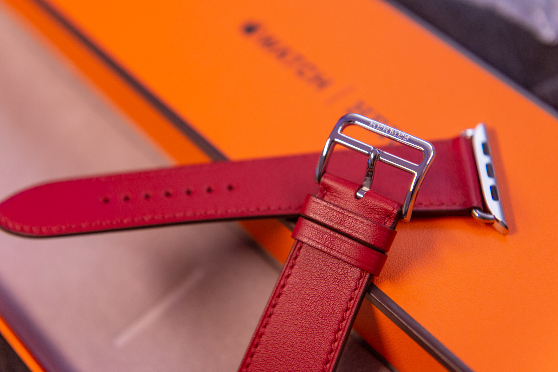 Apple Watch Hermès - 41mm Gold Swift Leather Single Tour