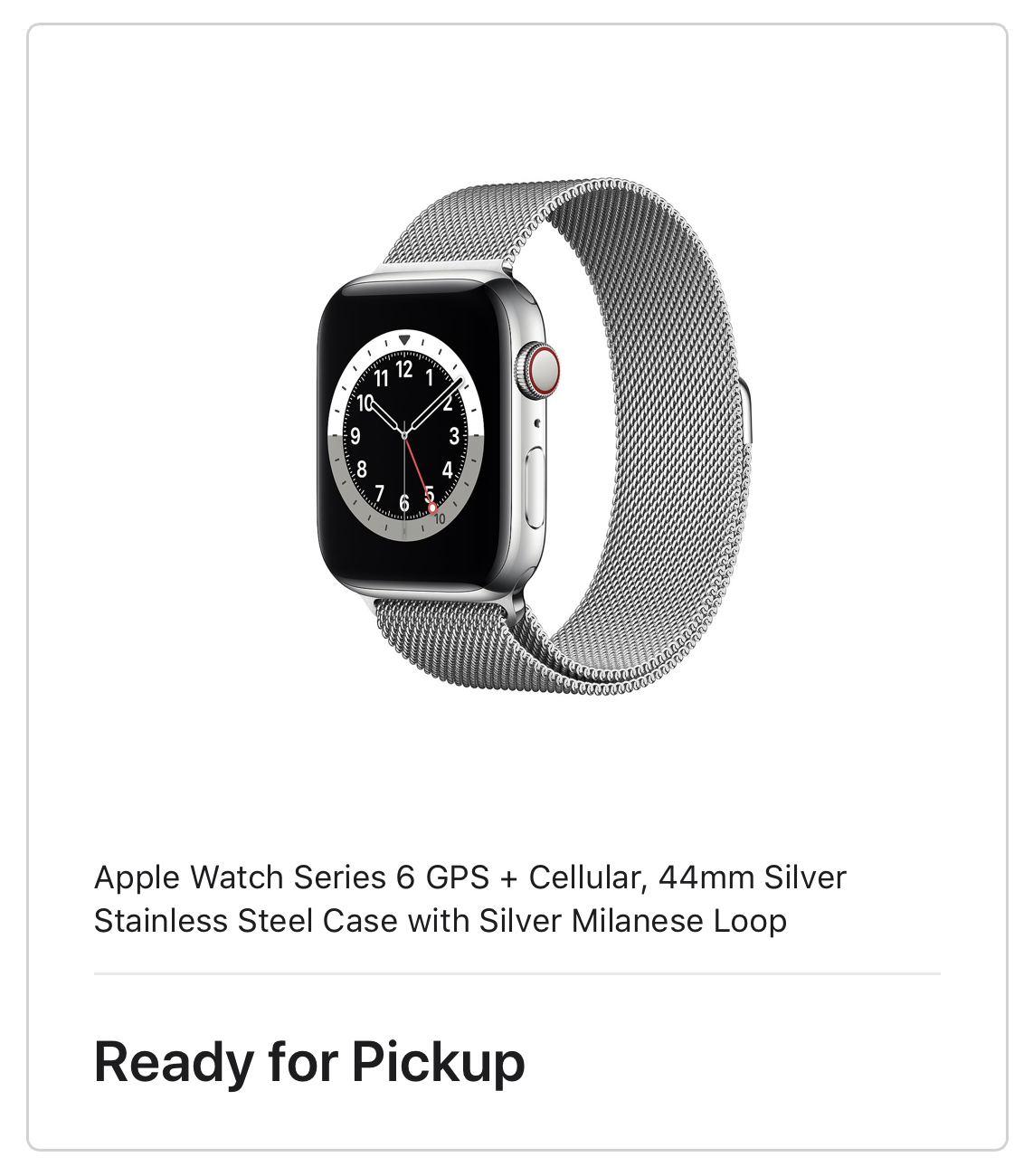 apple watches in order