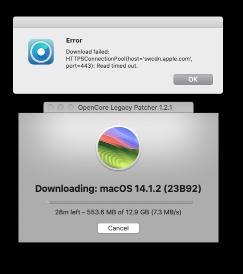 Open Core Legacy Patcher manual install failure now cannot Open Core Legacy Patcher manual install failure now cannot