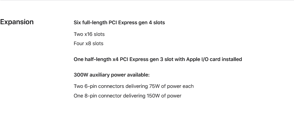 2023 Mac Pro PCIe slot specs.png