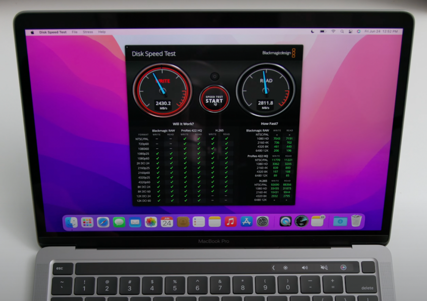 M2 MacBook Pro SSD read/write speeds compared to M1 | MacRumors Forums