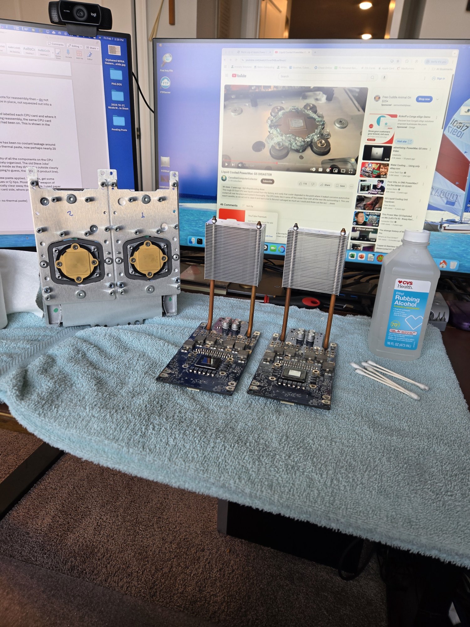 2025-02-07.1429, PMG5Q2 CPU Cards with Thermal Paste Removed.jpg