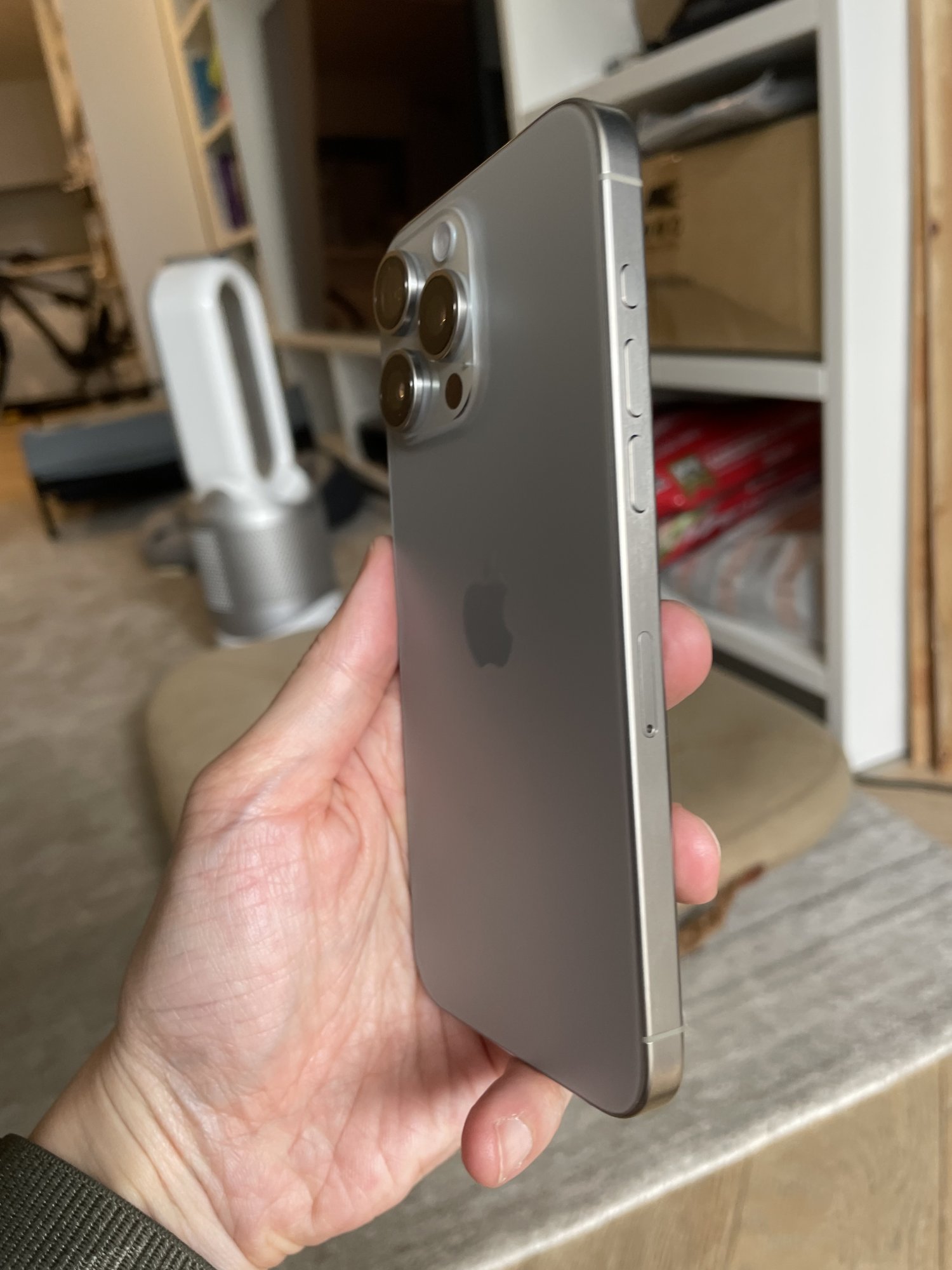 My iphone 15 pro max natural titanium cam… - Apple Community