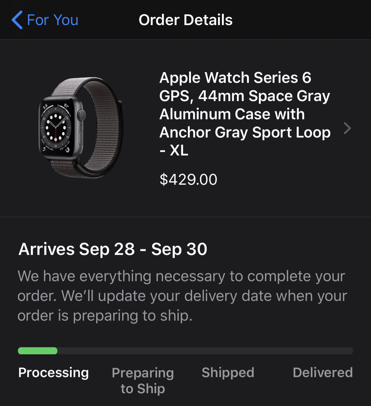 Apple Watch Series 6 Shipping/Order Status Thread | MacRumors Forums