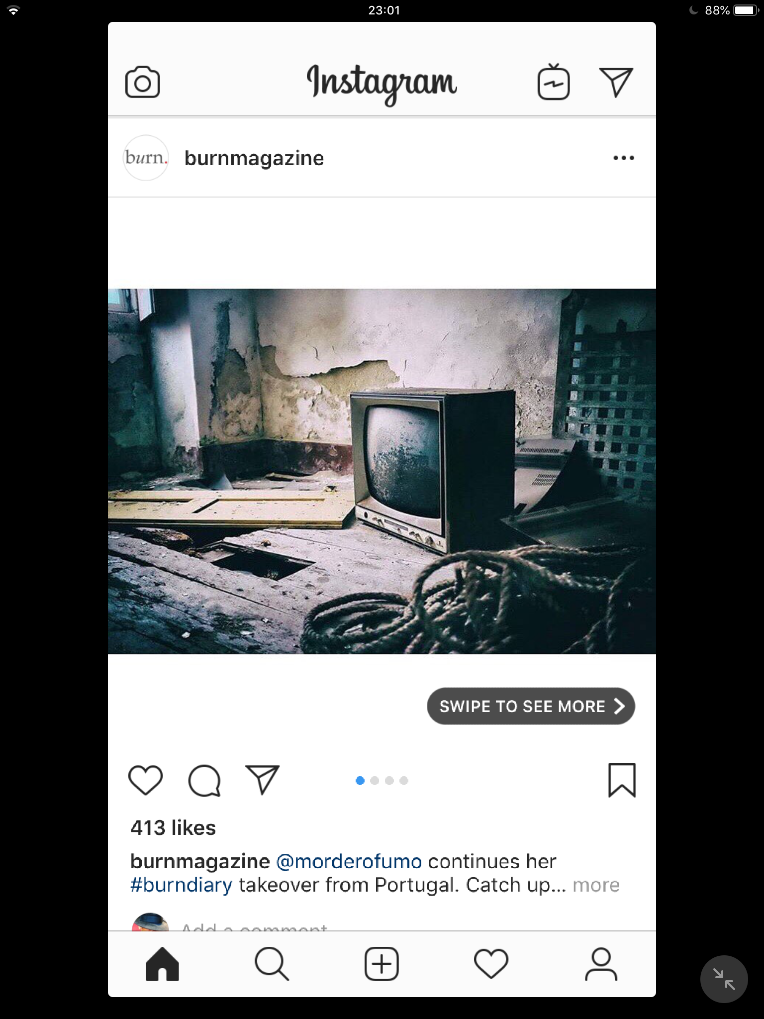 how to full screen pictures on instagram