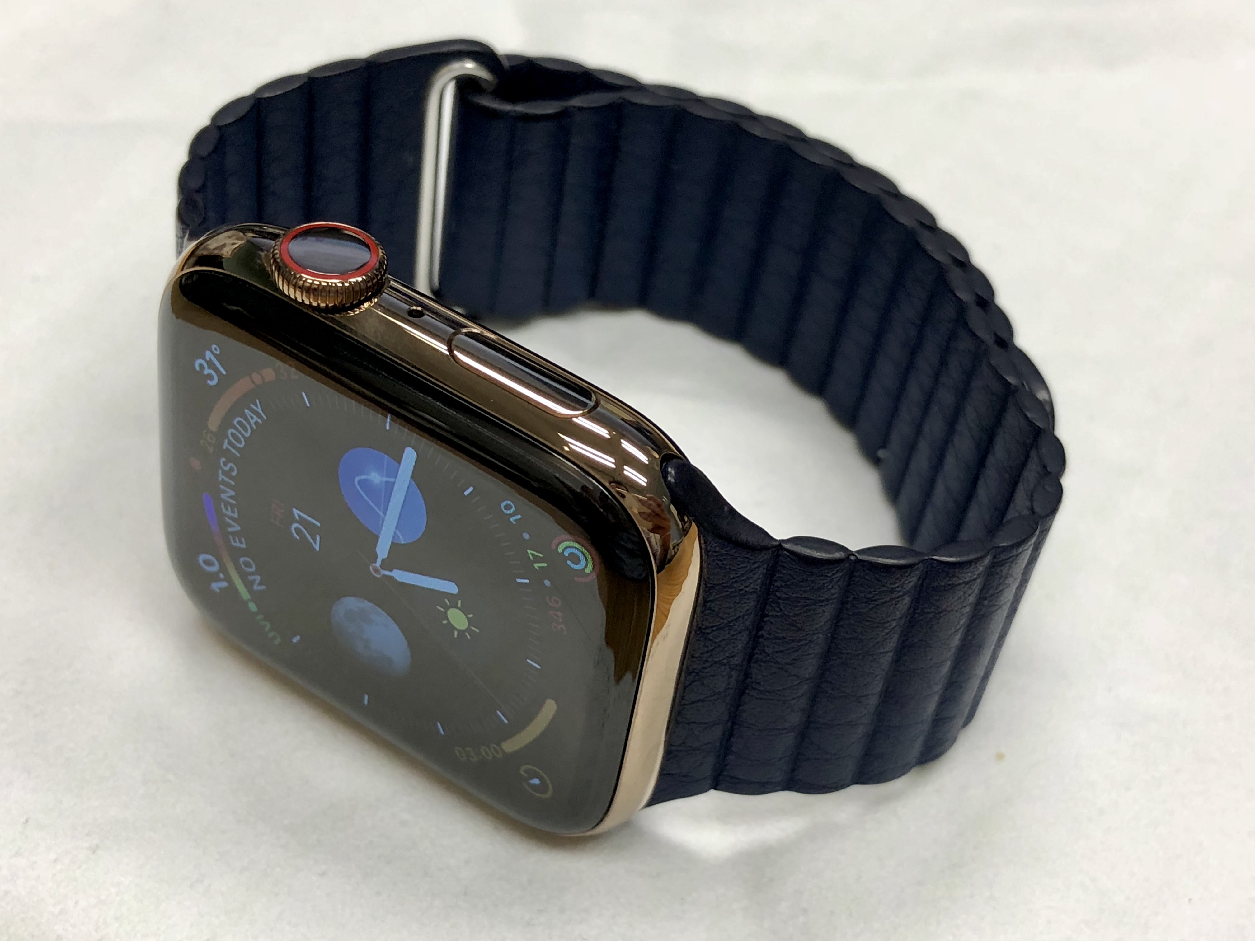 apple watch s4 gold stainless steel