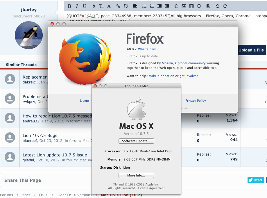 firefox pour mac os x 10.7.5