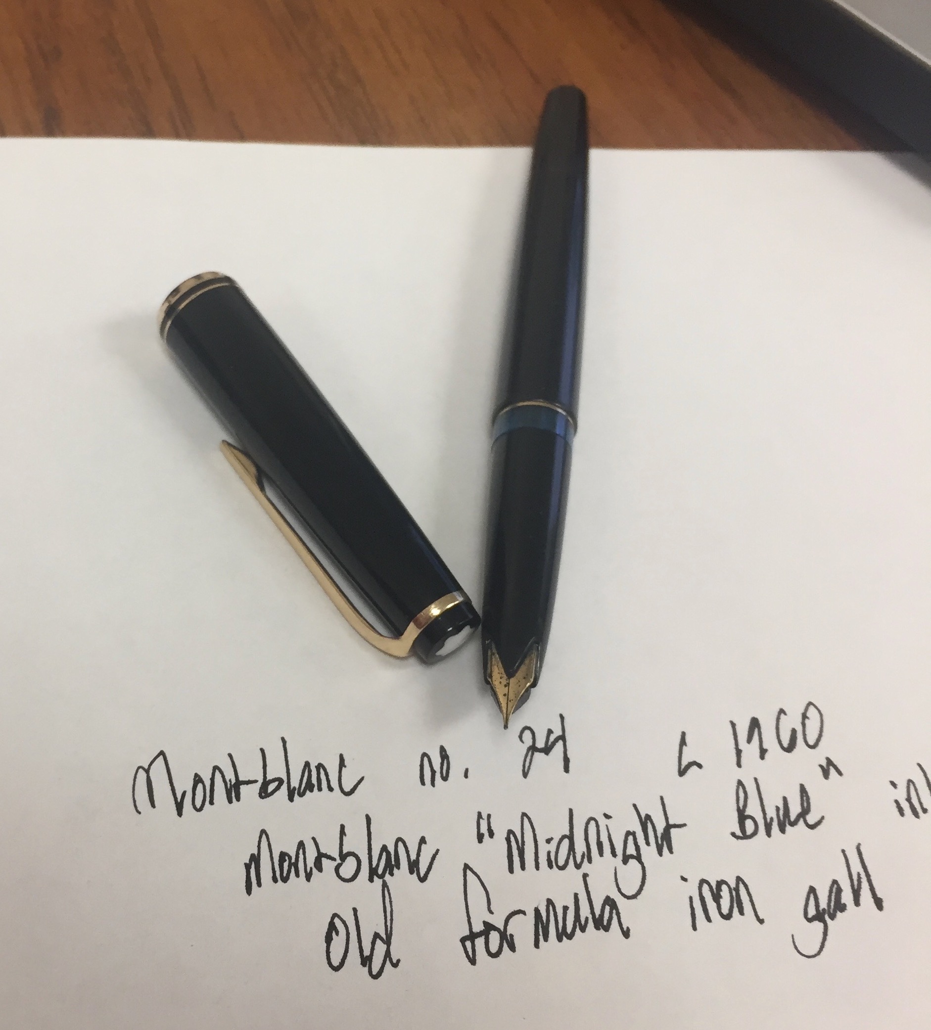 Montblanc midnight cheap blue