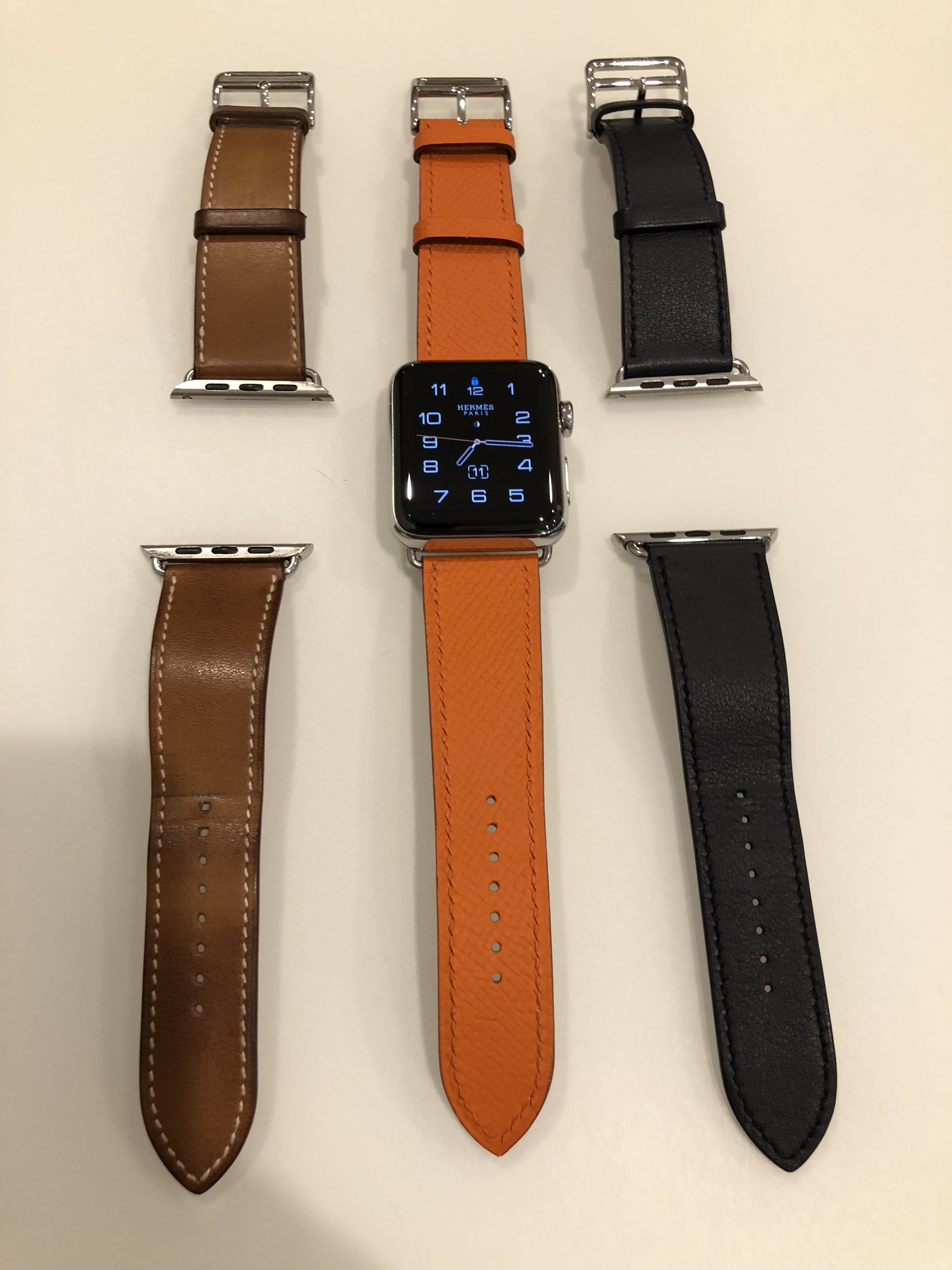 hermes apple watch band replica orange