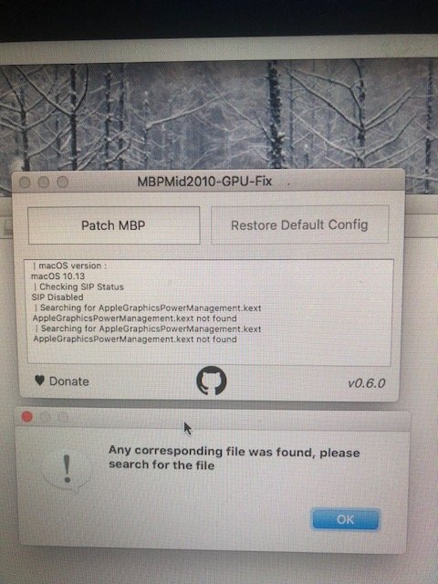 MBPMid2010_GPUFix : Finally a fix for kernel panic of MacBook 2010 | Page 4 |