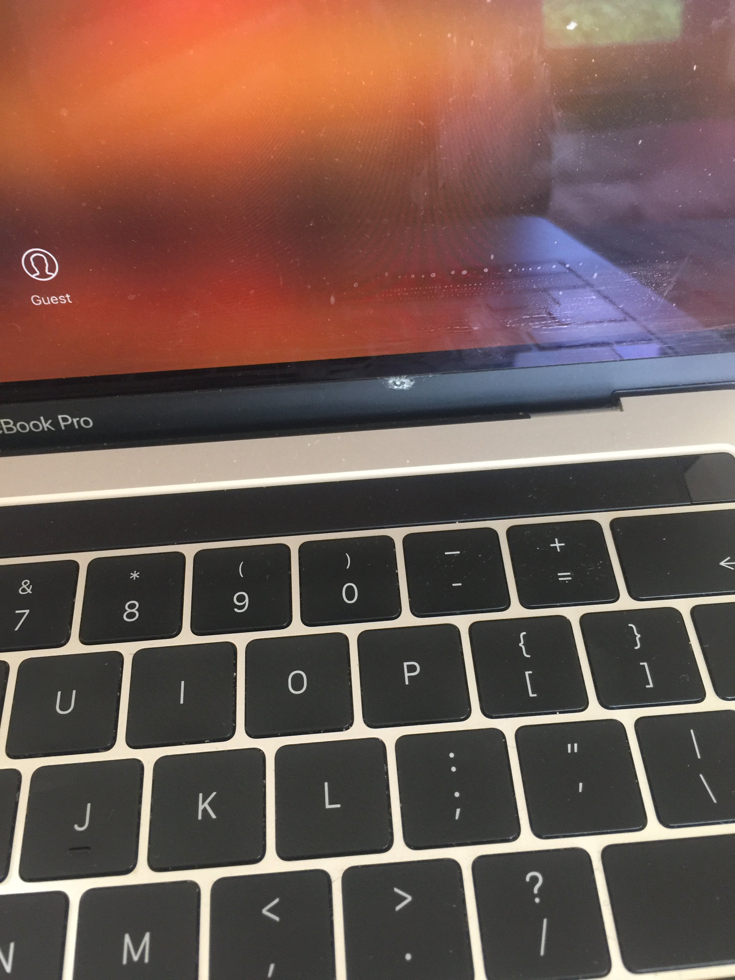 HELP-MacBook Pro cracked bezel