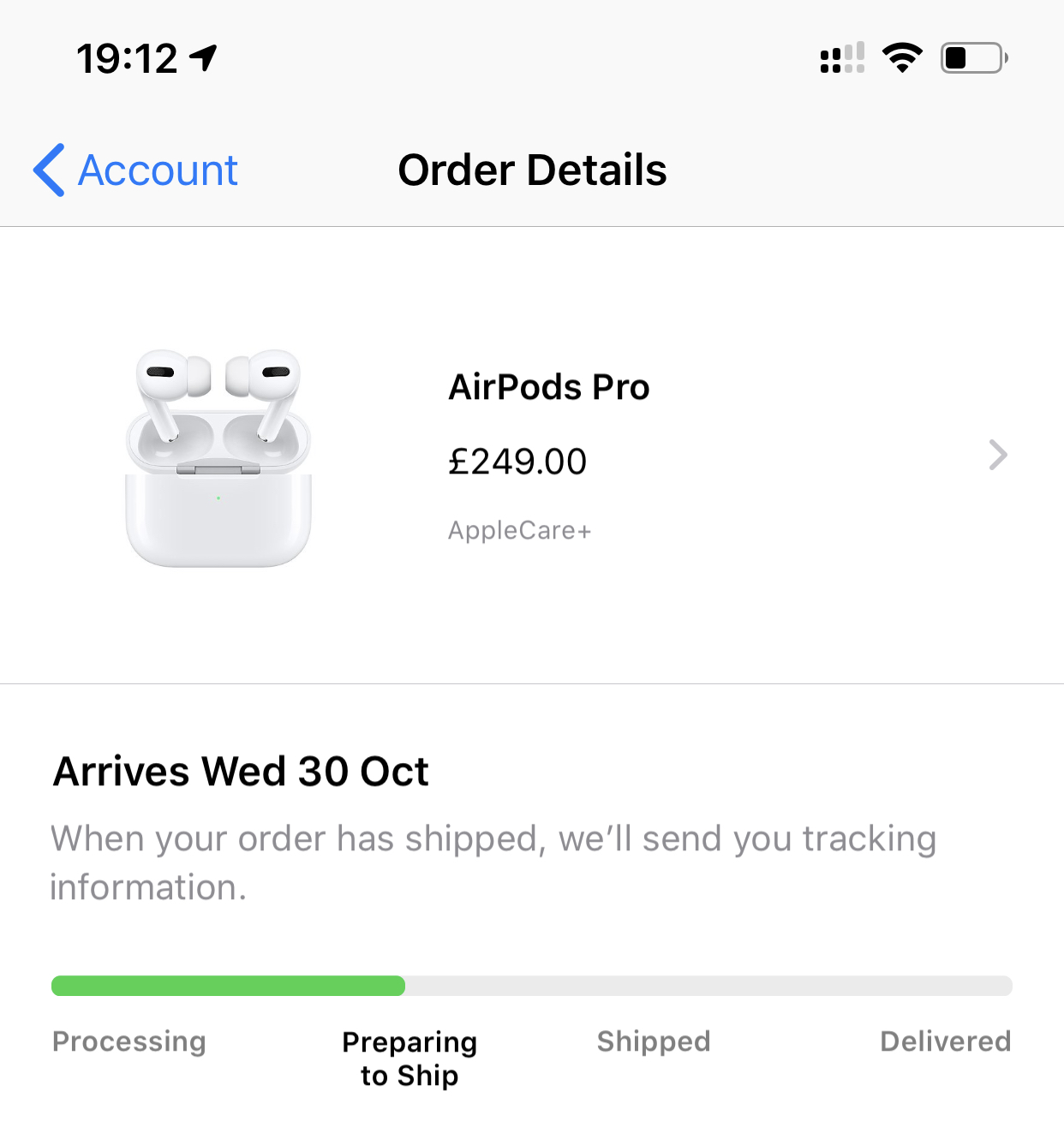 Ordering airpods new arrivals