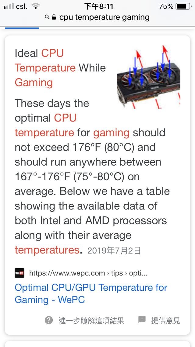 iMac Pro’s Gpu temperature range from 80 to 100 degree Celsius while