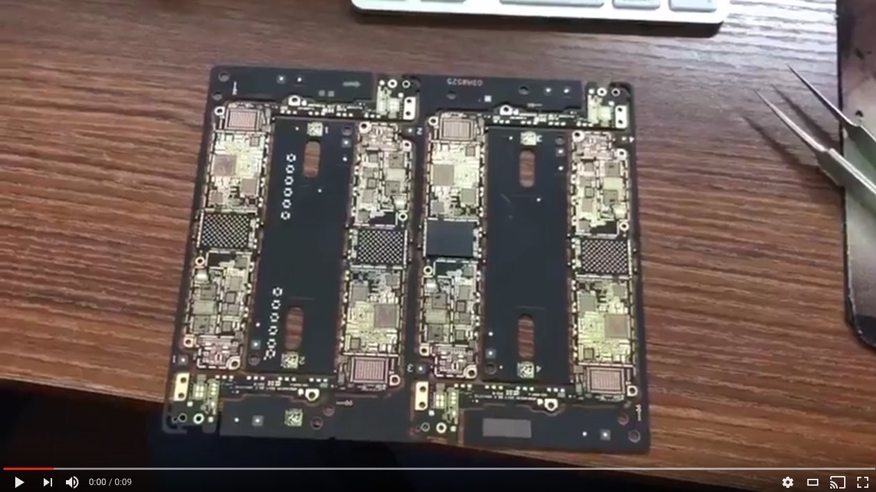 iPhone 7s Plus Bare Logic Board Surfaces With A11 Chip and Intel Modem
