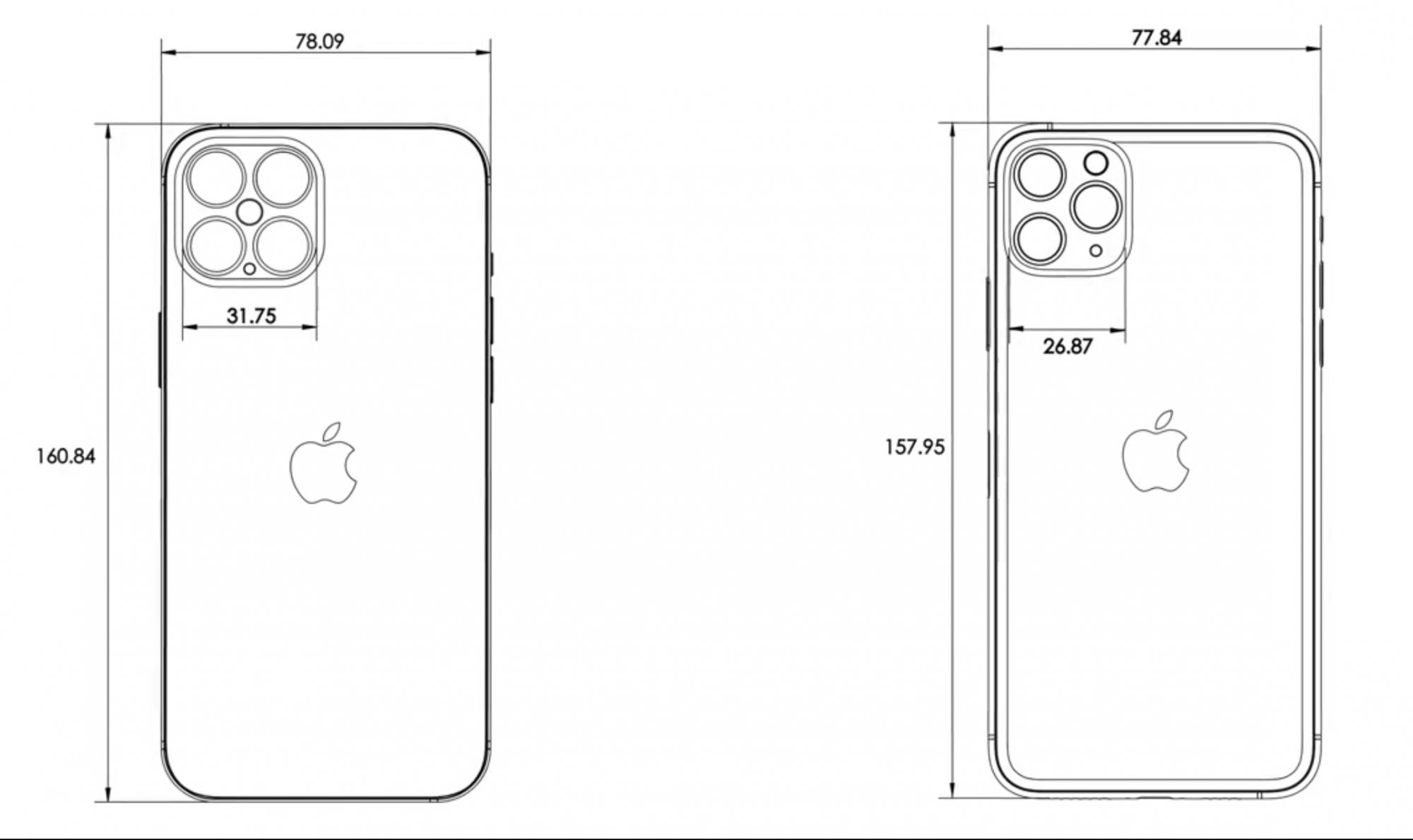 Leaked Iphone 12 Pro Max Schematics Show Thinner Design Smaller Bezels Lidar Camera And More Macrumors