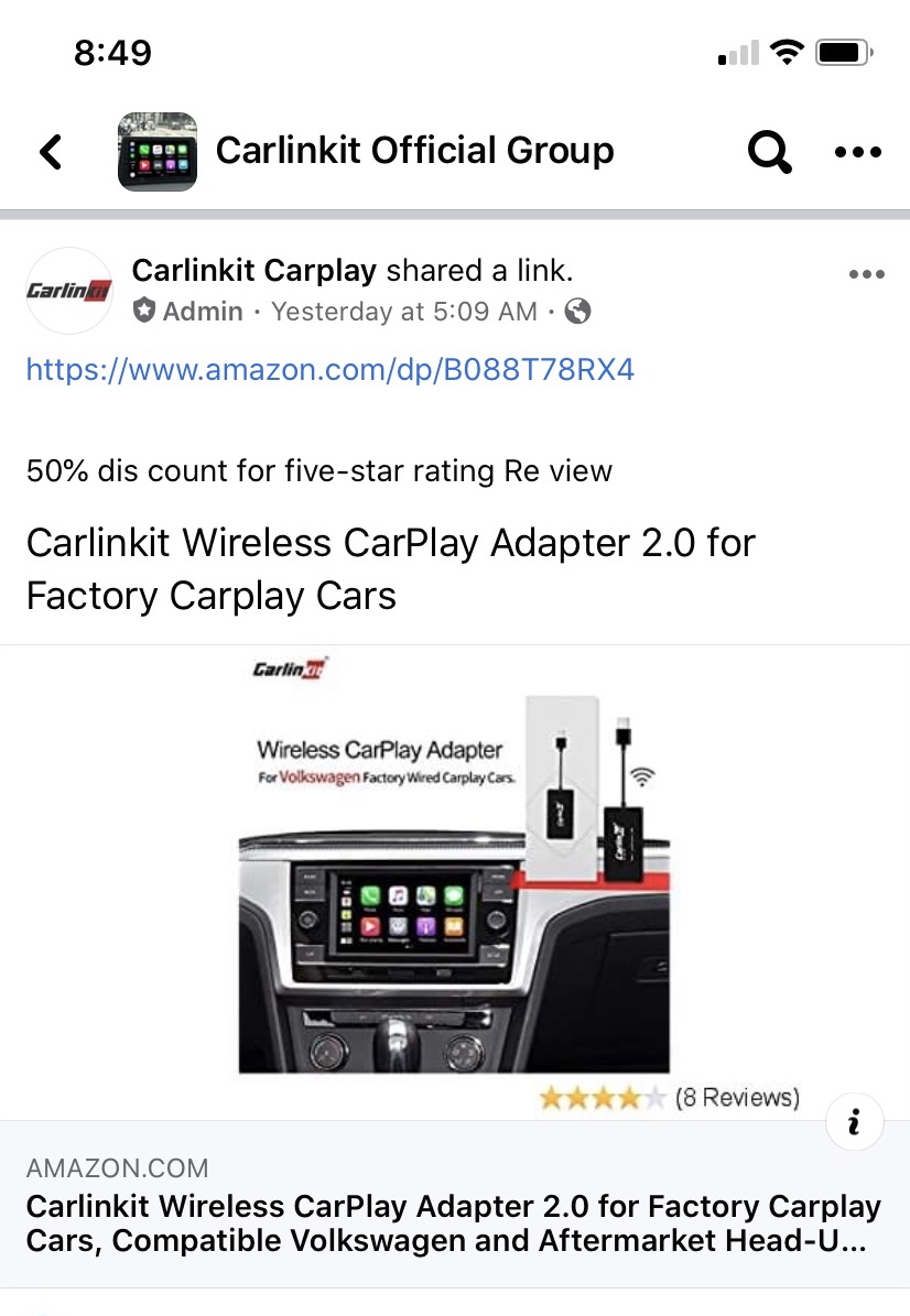 CARPLAY2air – Wireless Apple CarPlay Adapter - Update - Apple Tech Talk