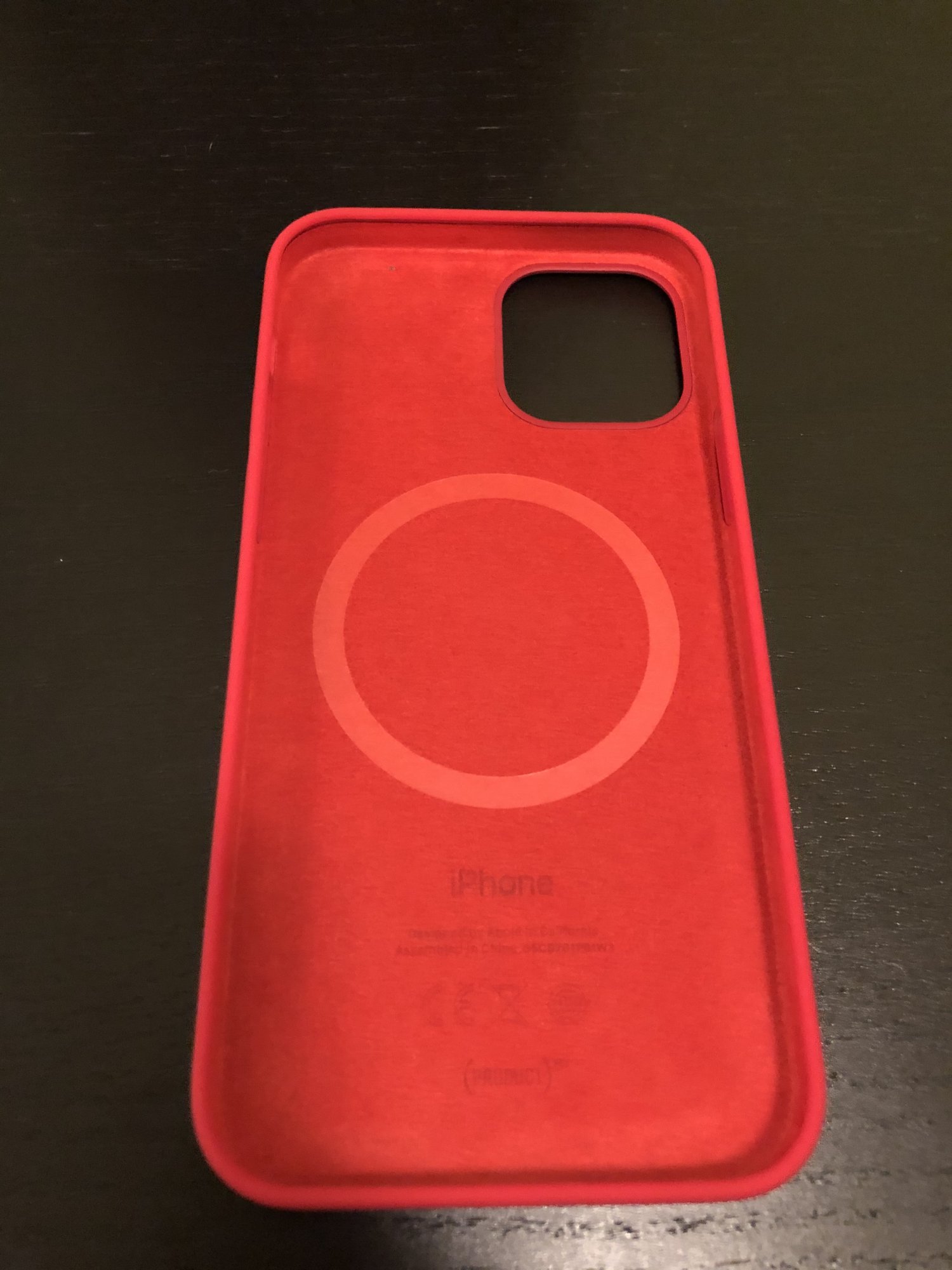 Carcasa de silicona con MagSafe para el iPhone 12 mini - (PRODUCT)RED -  Apple (CL)