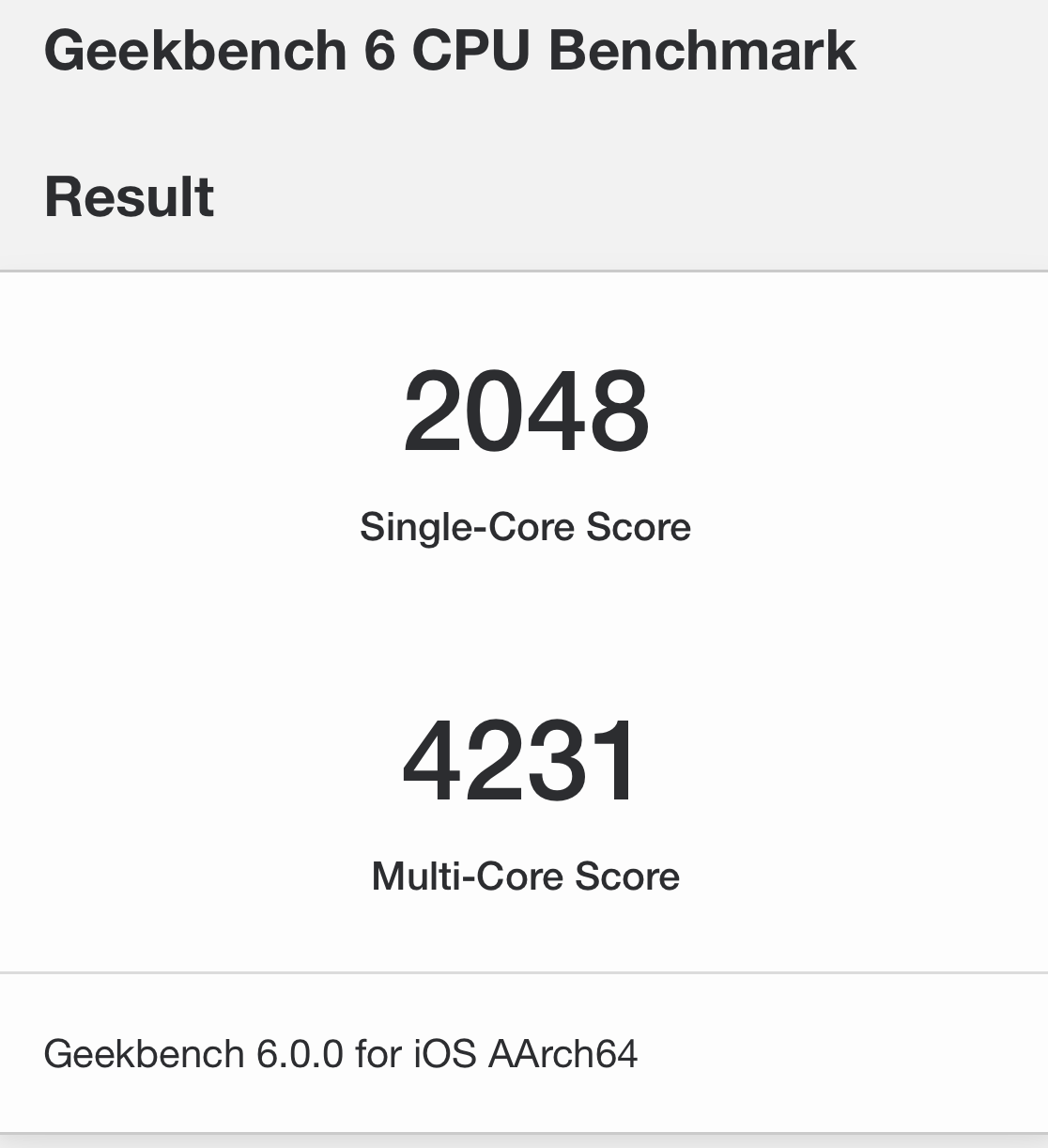 Geekbench 6 - Cross-Platform Benchmark