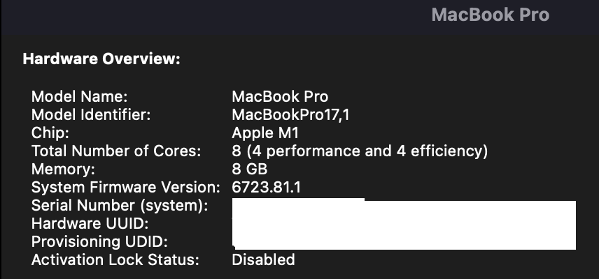 How Do I Enable Activation Lock On M1 Macbook Macrumors Forums