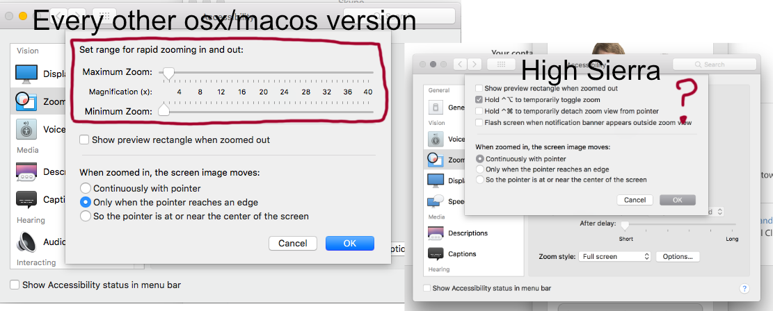 Apple macOS High Sierra Accessability - Zoom - Min and Max magnification removed.png