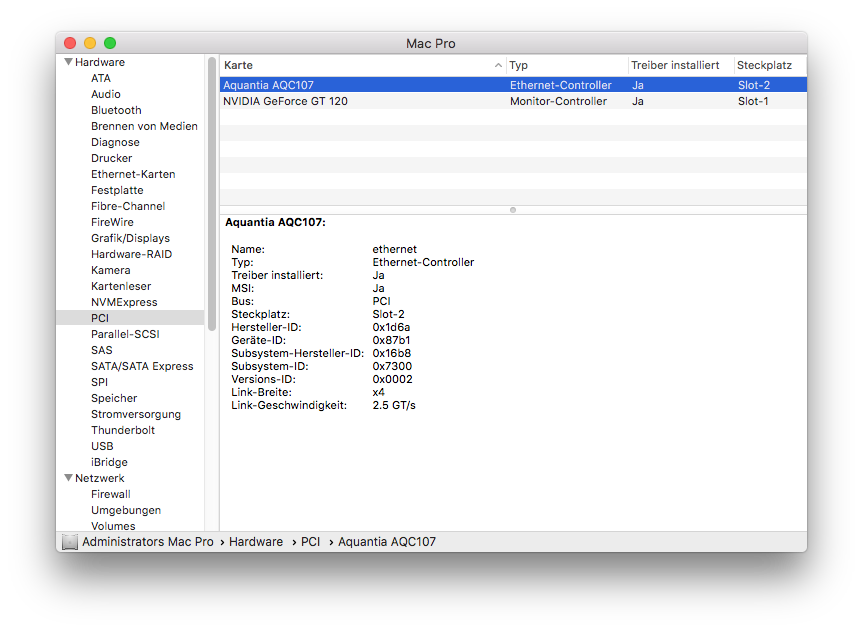 High Sierra Native Support For 10gb Ethernet Page 4 Macrumors Forums
