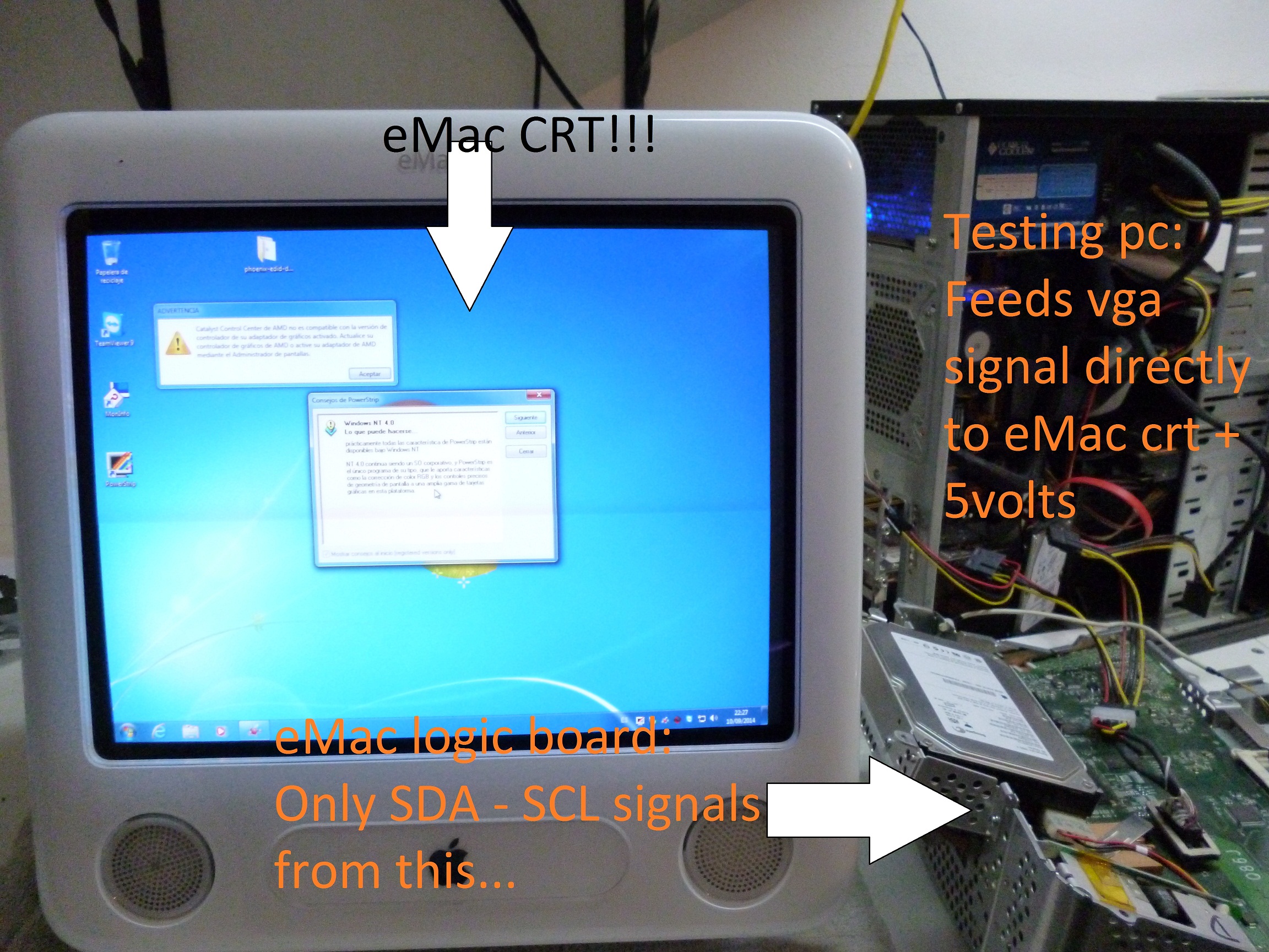 The Emac Crt As Being Hacked Long Live The Emac Macrumors Forums