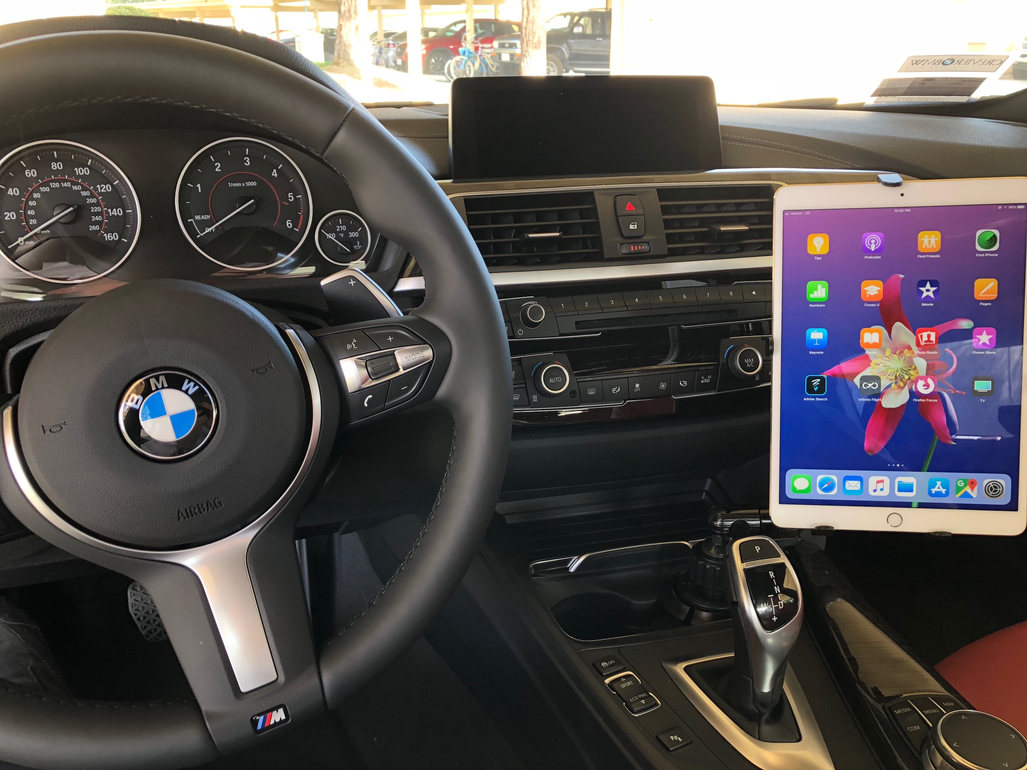 Best iPad holder for BMW's and Porsche 