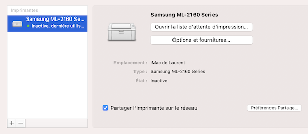 Samsung ML-2160 And "Filter Failed" Problem | MacRumors Forums