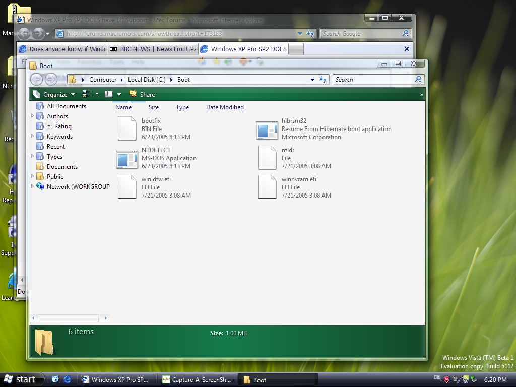 Windows XP Pro SP2 DOES have EFI Support | MacRumors Forums Windows XP Pro SP2 DOES have EFI Support | MacRumors Forums