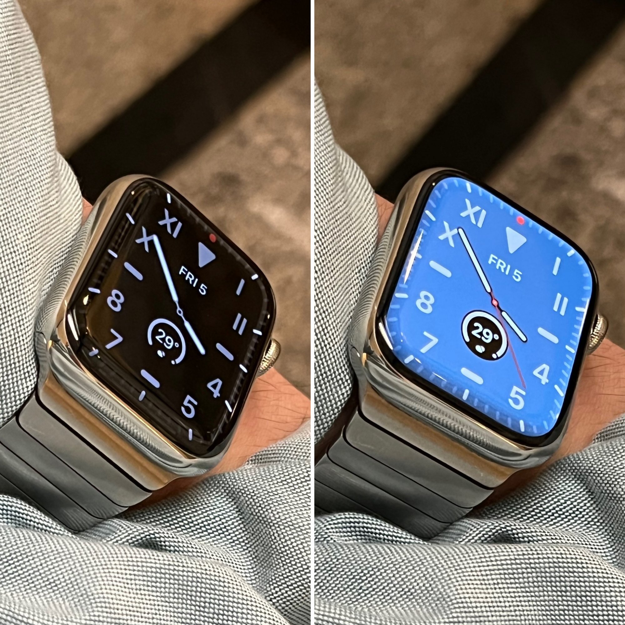 I Love The Brighter Always on Display Of The Apple Watch S7