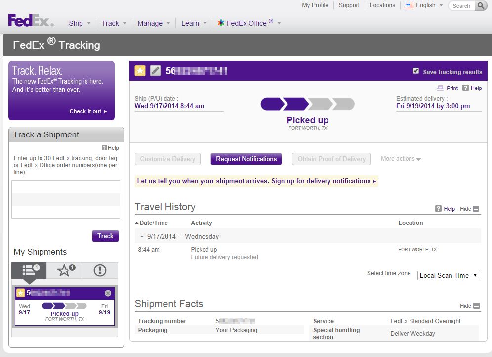 Fed Ex Does Not Require Signature Upon Delivery For My Ip6