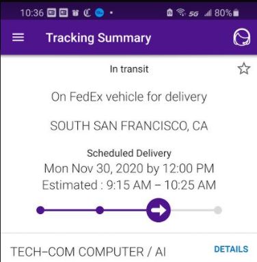 Fedex delivery estimate .JPG