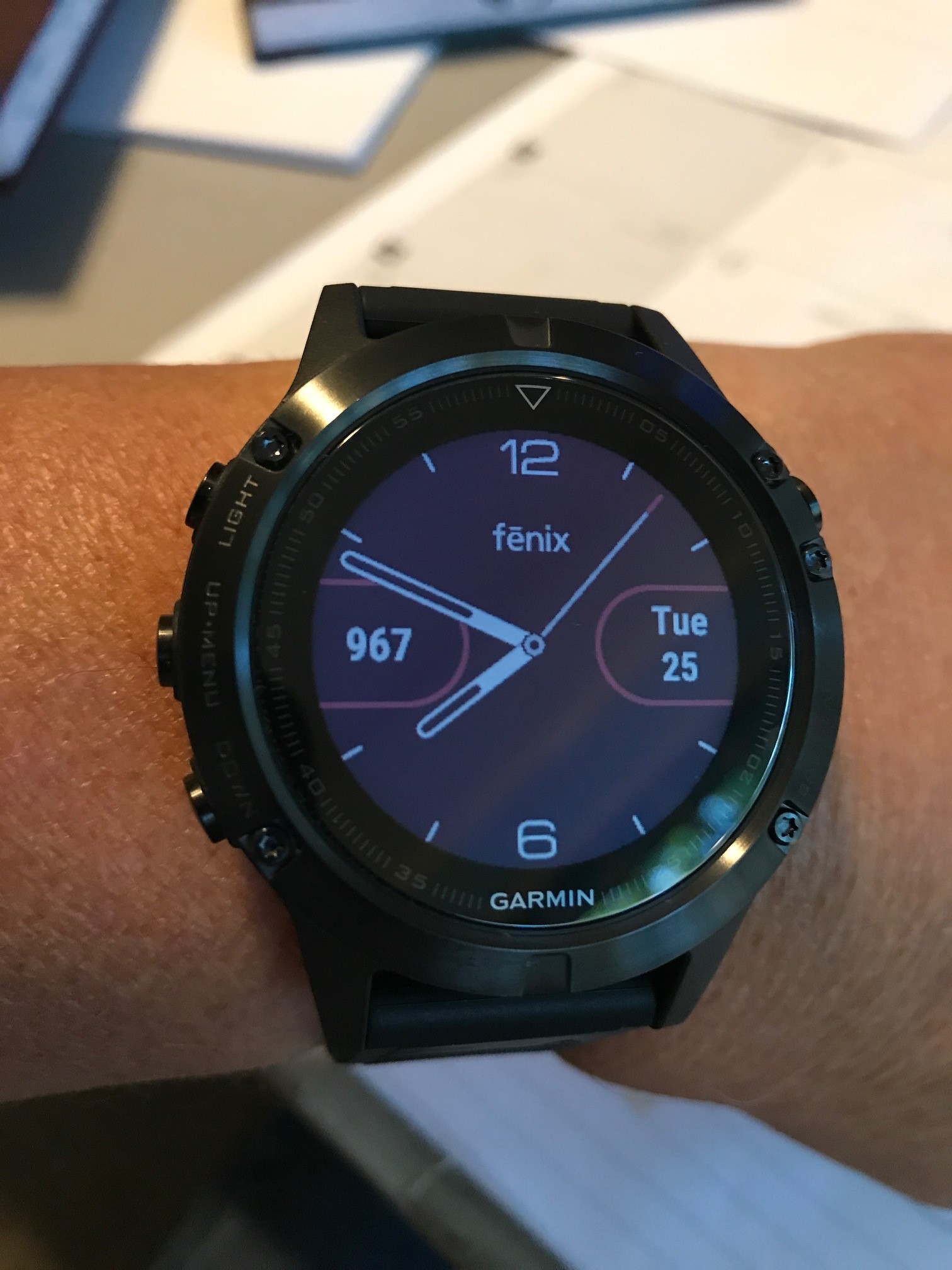fenix 5 plus heart rate monitor