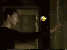 Flappy Bird Bullet Stop Matrix.gif