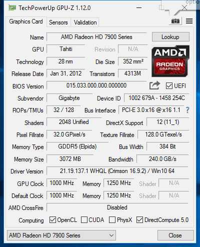 Flashing R9 X for boot screens/PCI System Information   Page