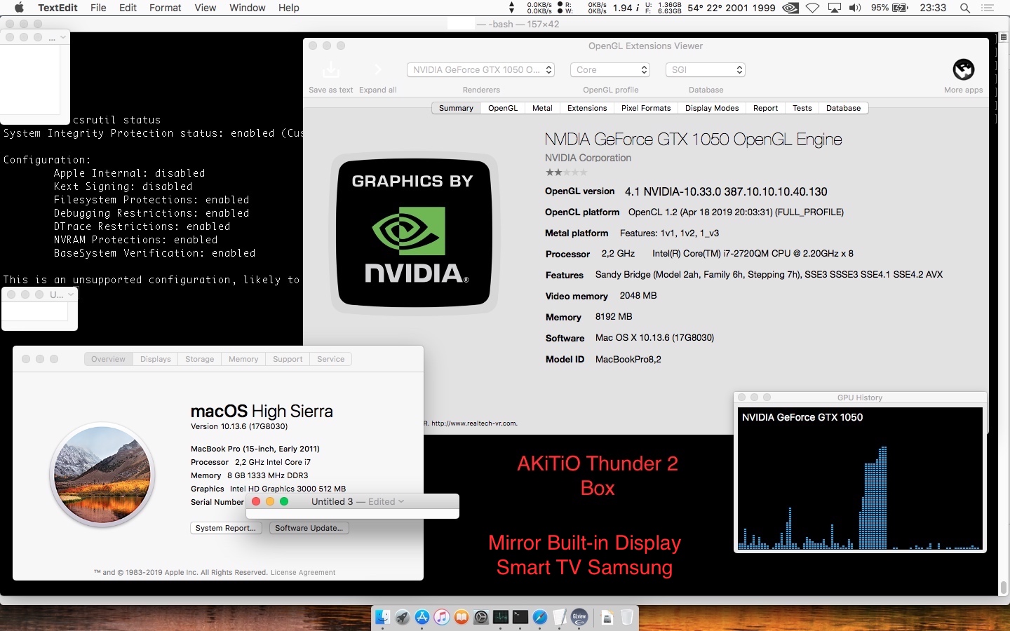 Force 2011 MacBook Pro 8 2 with failed AMD GPU to ALWAYS use Intel