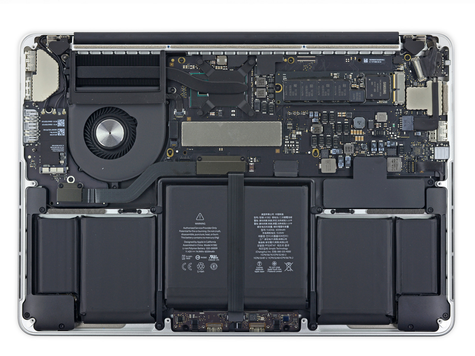 MacBook Pro Retina, 13 inch, Early 2015 Samsung 980 NVMe Upgrade Test 