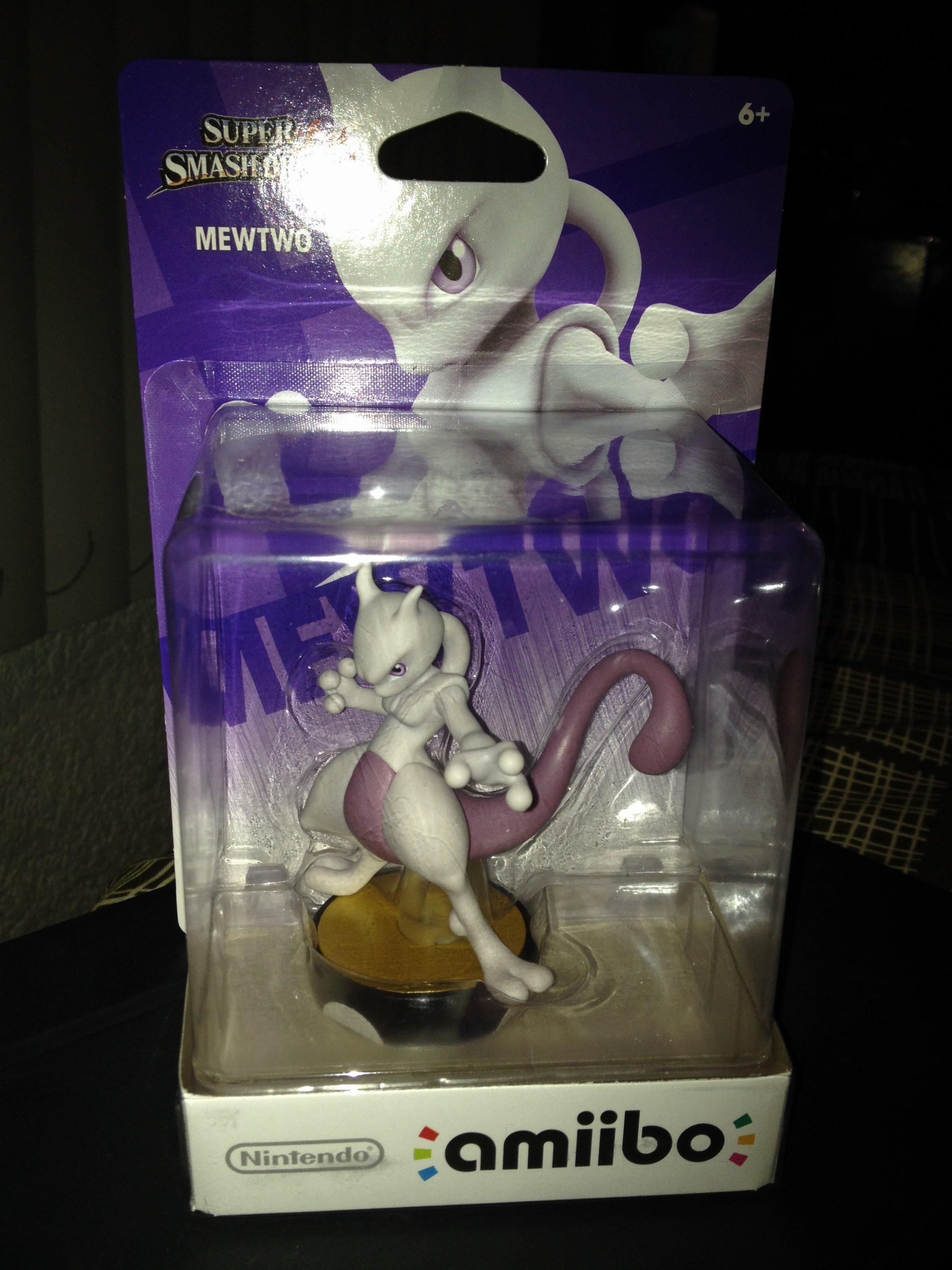 dark mewtwo amiibo card