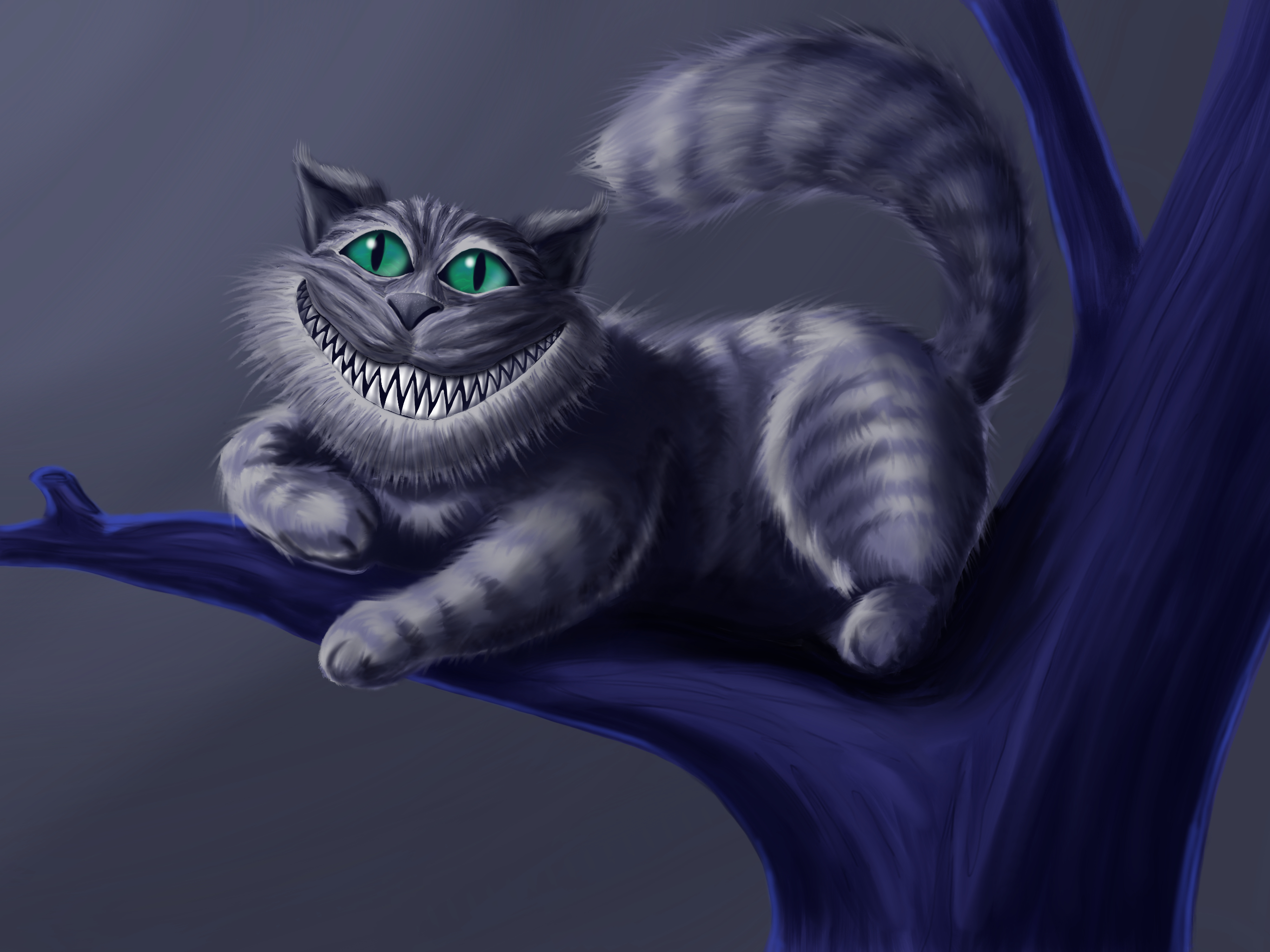 Чеширский кот арт