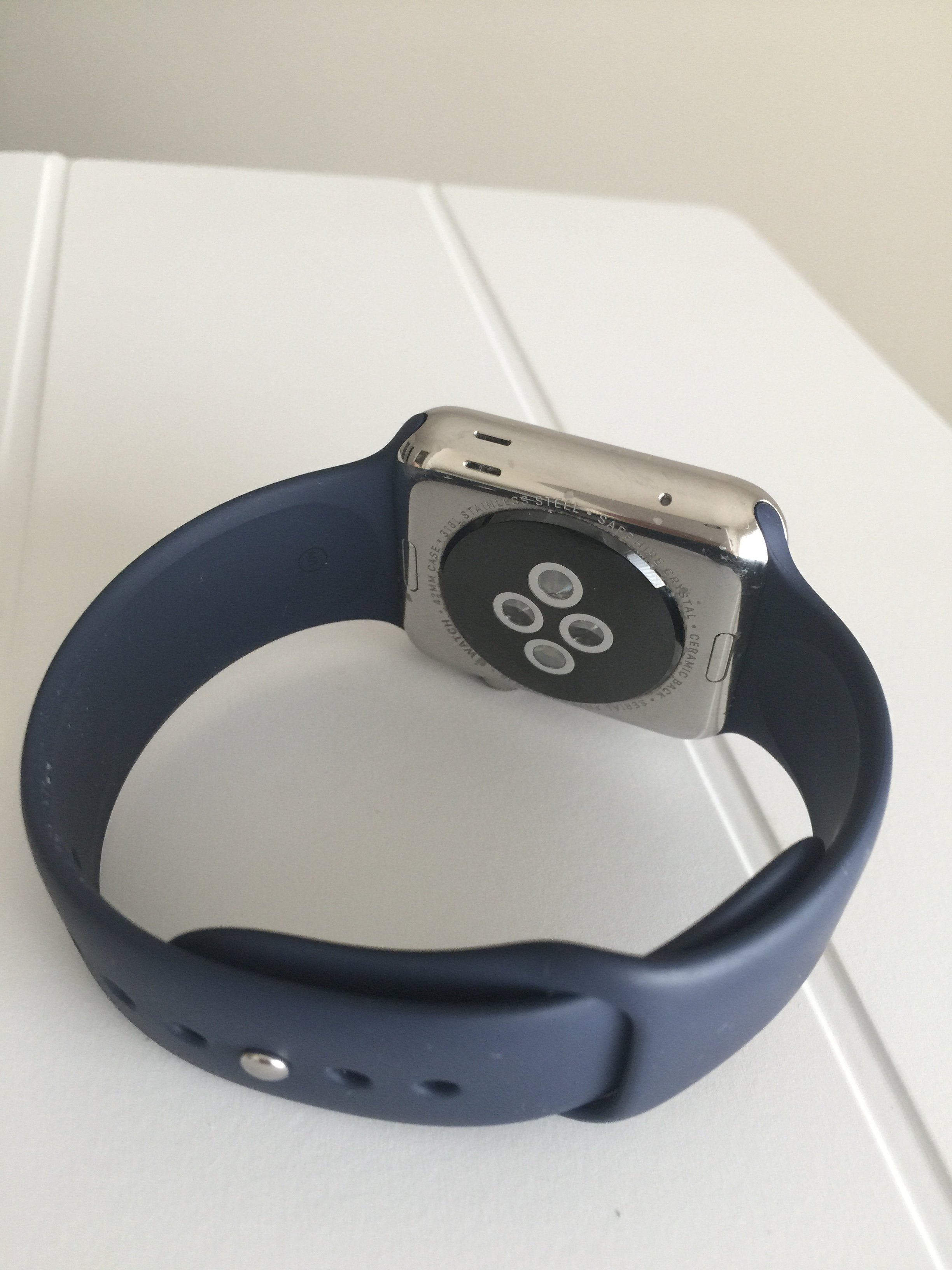 Apple midnight shop blue sport band