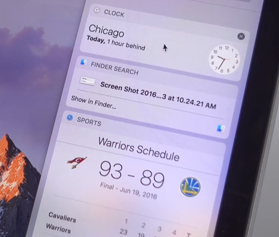 Widgets Sierra