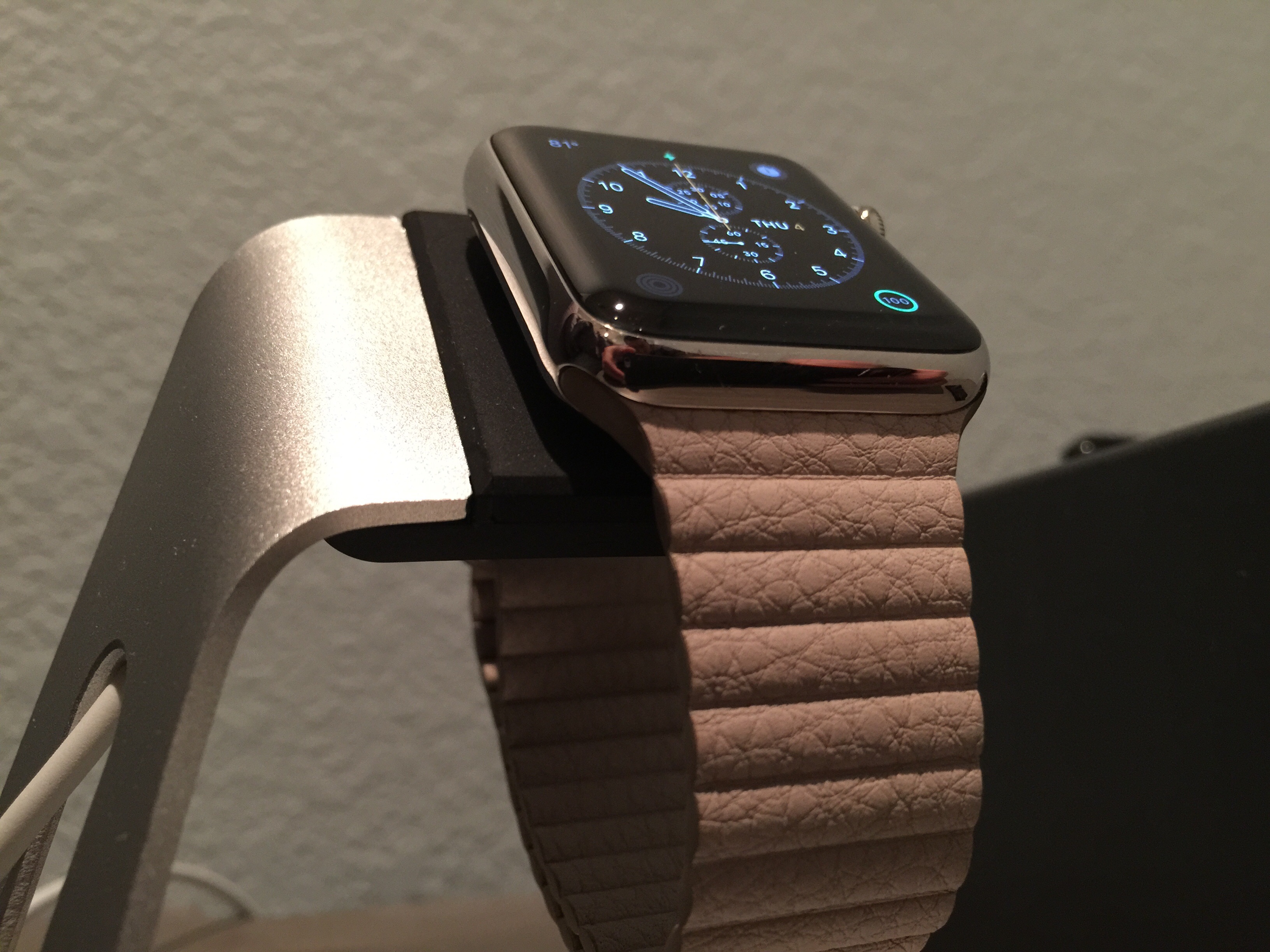 apple watch stone leather loop