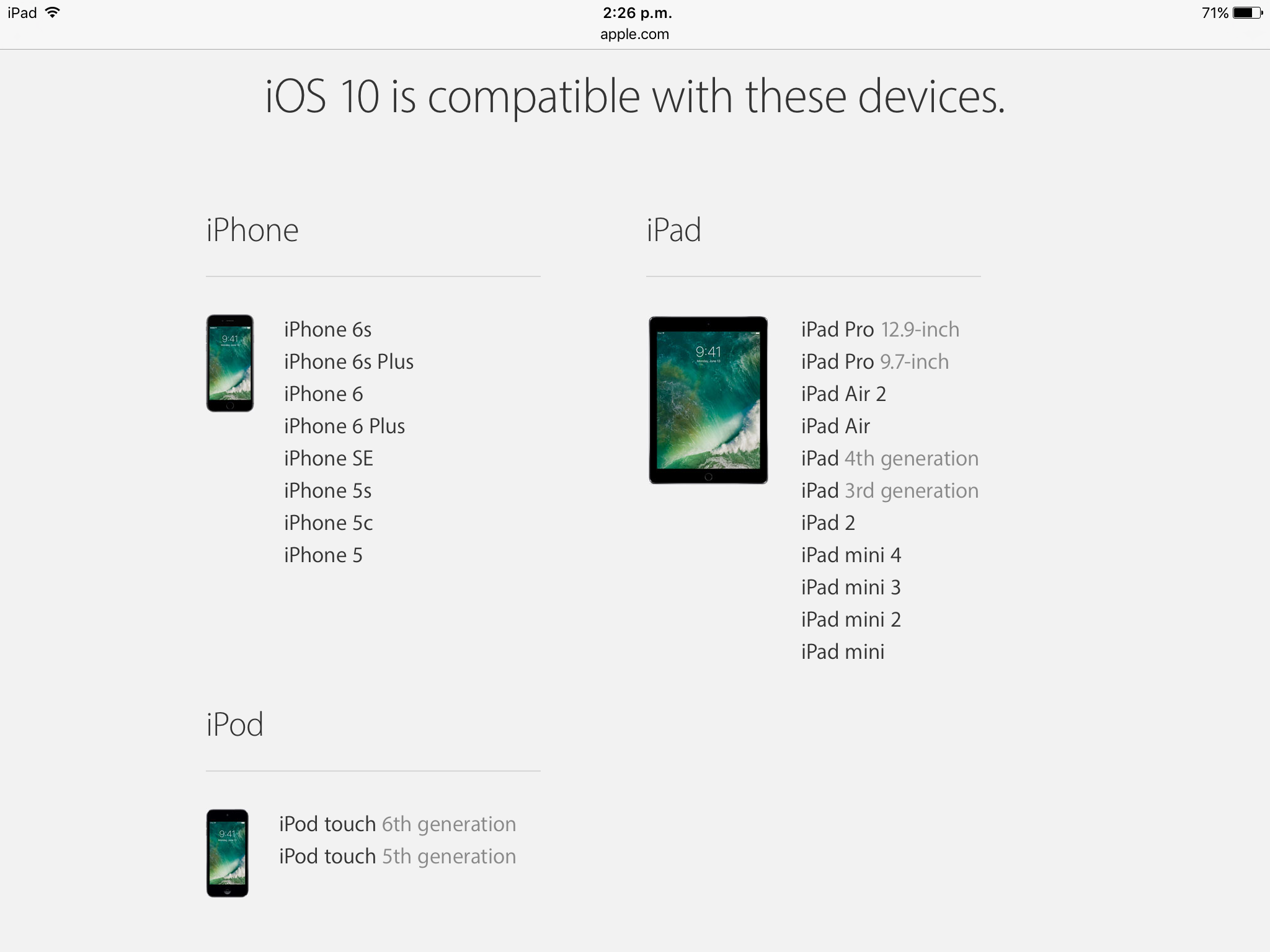 iOS 10 on iPod 5 and iPad 2 but not iPhone 4s? | MacRumors Forums