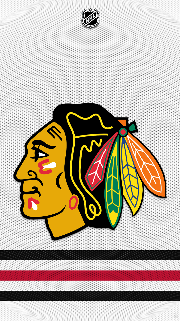 Chicago Blackhawks Ice Texture Logo Wallpaper iPhone 13 Pro Max Case