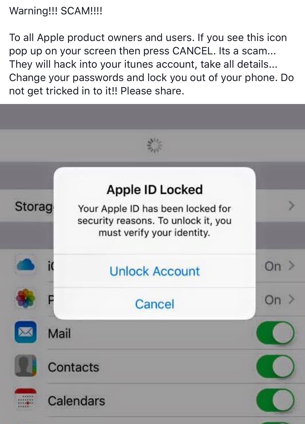 Your Apple Id Has Been Disabled Fake Email