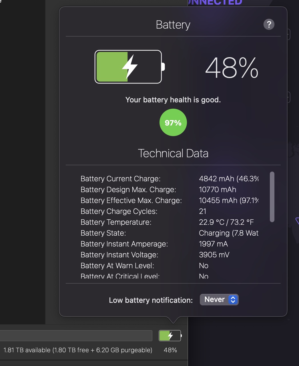 coconutBattery 3.9 - by